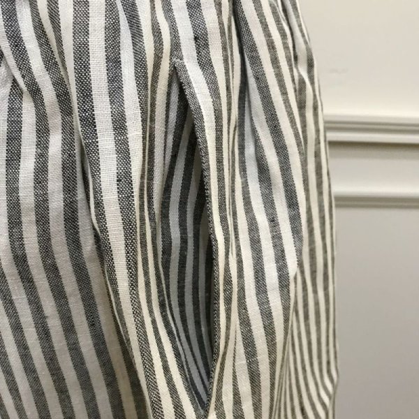 画像3: VDJ レディース UNIFORME リネンスカート（ストライプ）／LIN RAYURES CLAIRES (3)