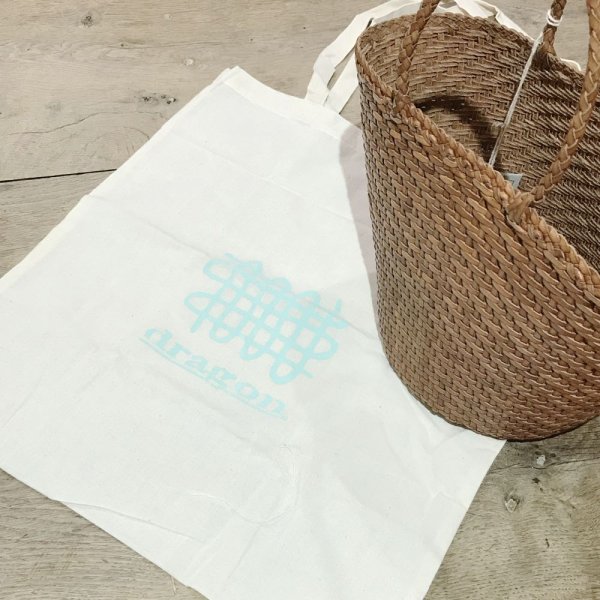 画像6: MAKIE HOME X DRAGON 革の編込みバスケット／TAN (6)