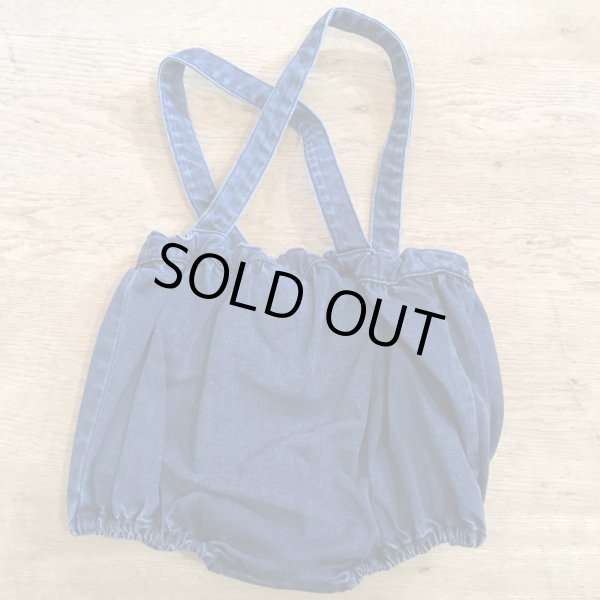 画像4: BONTON BEBE デニム・サスペンダーブルマー／939 DENIM (4)