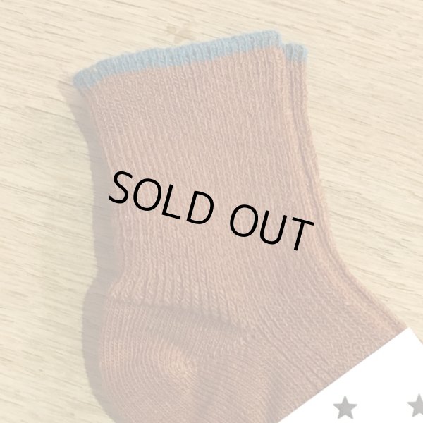 画像2: BONTON BEBE ソックス（新生児〜）／491 CHESTNUT (2)