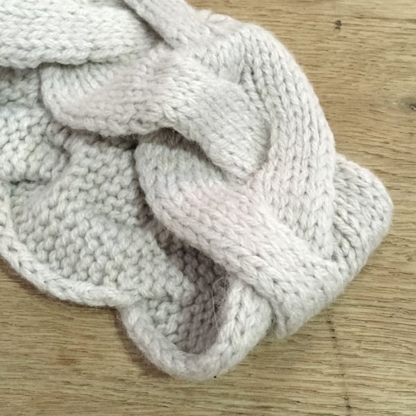 画像2: BONTON ニット・ヘアバンド／077 MASTIC (2)