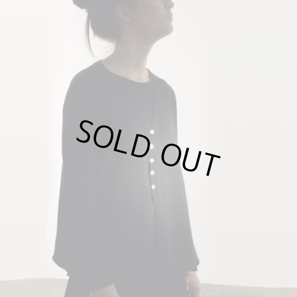 画像4: album di famiglia EASY カーディガン／BLACK(M/Lのみ) (4)