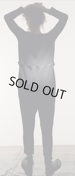 画像7: album di famiglia EASY ジャンプスーツ／BLACK (M/Lサイズのみ) (7)