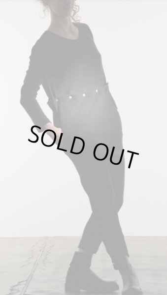 画像6: album di famiglia EASY ジャンプスーツ／BLACK (M/Lサイズのみ) (6)