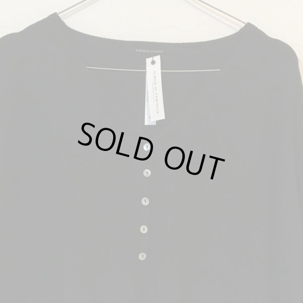 画像2: album di famiglia EASY カーディガン／BLACK(M/Lのみ) (2)