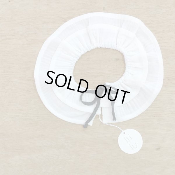 画像2: liili フリルのつけ襟 -18AW／OFFWHITE (2)