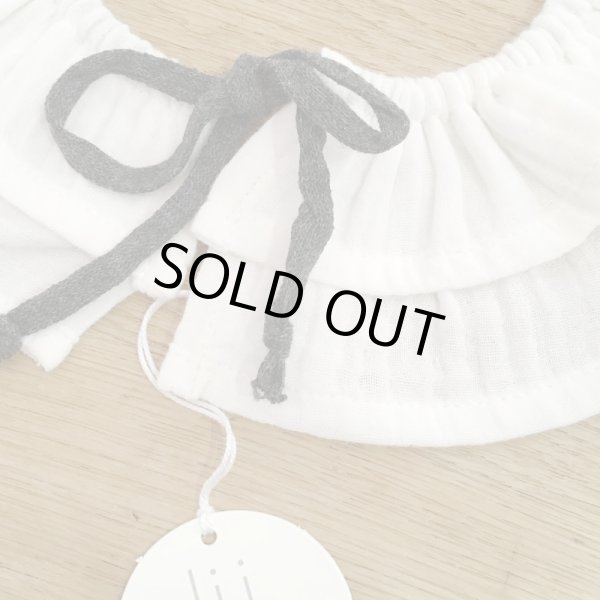 画像4: liili フリルのつけ襟 -18AW／OFFWHITE (4)