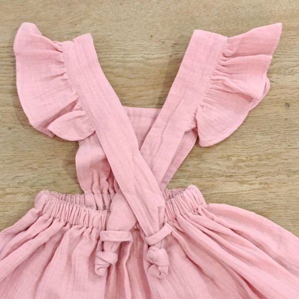画像5: liili CLARA PINAFORE -18AW／ROSE　(1/2才のみ) (5)
