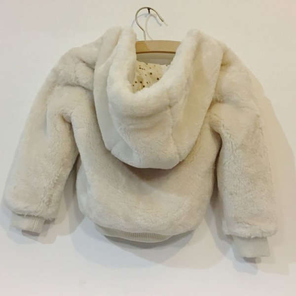 画像5: BONTON ファージャケット／497 OFF WHITE　(４, ８才) (5)