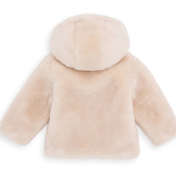 画像2: [NEW] BONTON BEBE ファージャケット／497 OFF WHITE (2)