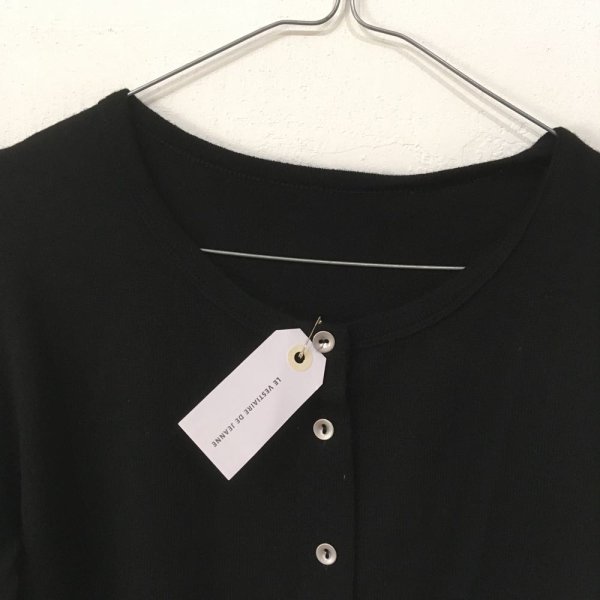 画像2: VDJ UNIFORM カーディガン／MAILLE EPAISSE NOIRE (2)