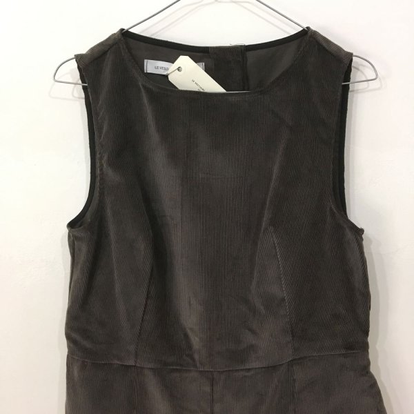 画像3: VDJ COLLECTION ベロア・コンビネゾン／VELOURS GRIS (サイズ0、1) (3)