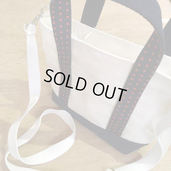 画像4: BONPOINT チェリーロゴのトートバッグ（SMALL）／103 (4)