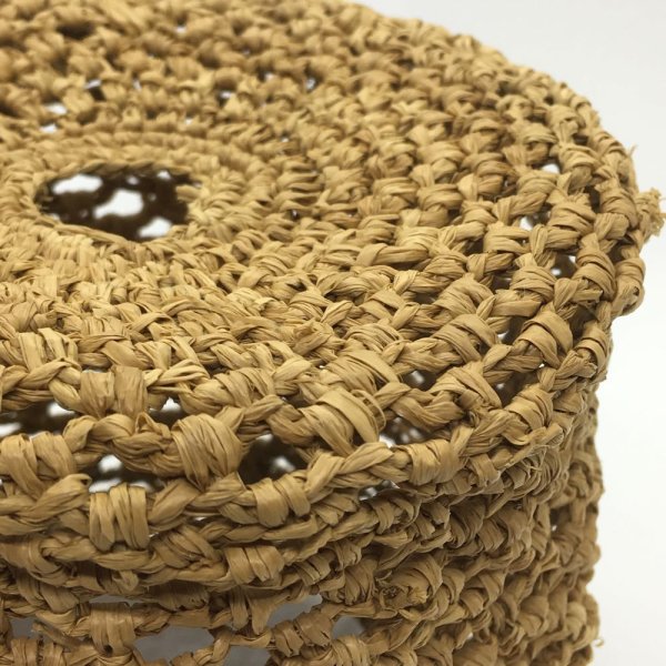 画像6: NORO ラフィア・ランプシェード MEDIUM （シリンダーシェイプ） / NATURAL (6)