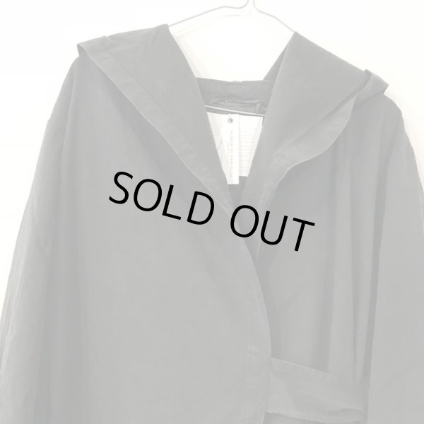 画像2: album di famiglia HOODED SUMMER COAT 4338／SLATE BLACK (2)