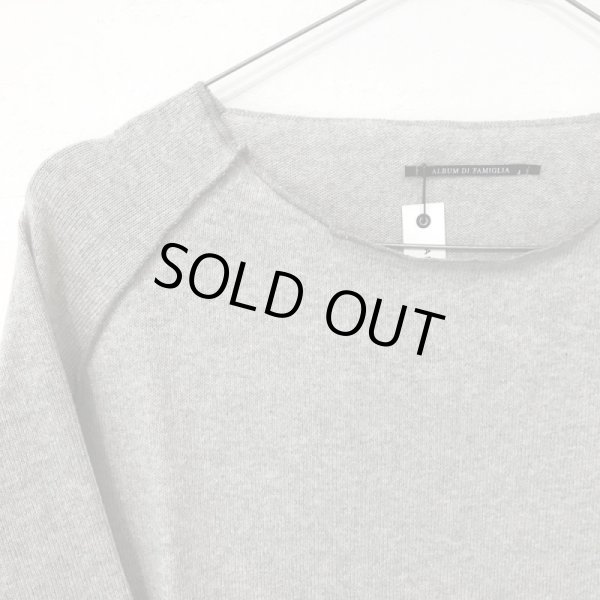 画像2: album di famiglia RAGLAN JP-SWEATSHIRT 40_103／GRAY(M/Lのみ) (2)