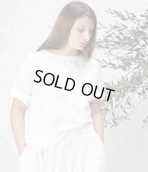 画像5: album di famiglia OPEN BACK T-SHIRT TSL 1735／WHITE (5)
