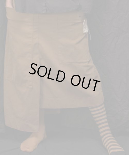 画像2: album di famiglia 3275 POCKETS SKIRT TWS / WOOD (Sのみ) (2)