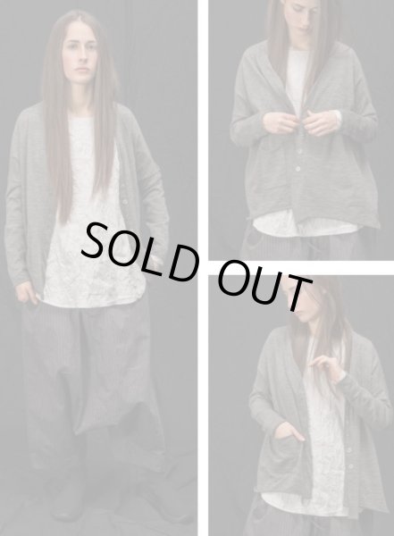 画像3: album di famiglia #41_118 CARDIGAN WW / ANTHRACITE (M/Lのみ) (3)