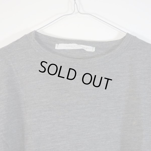 画像3: album di famiglia  #U4078 LONG T-SHIRT WW / ANTHRACITE (3)