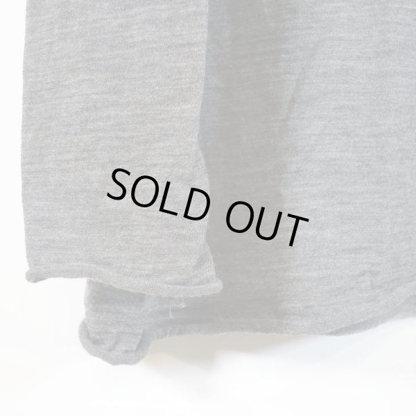 画像4: album di famiglia  #U4078 LONG T-SHIRT WW / ANTHRACITE (4)