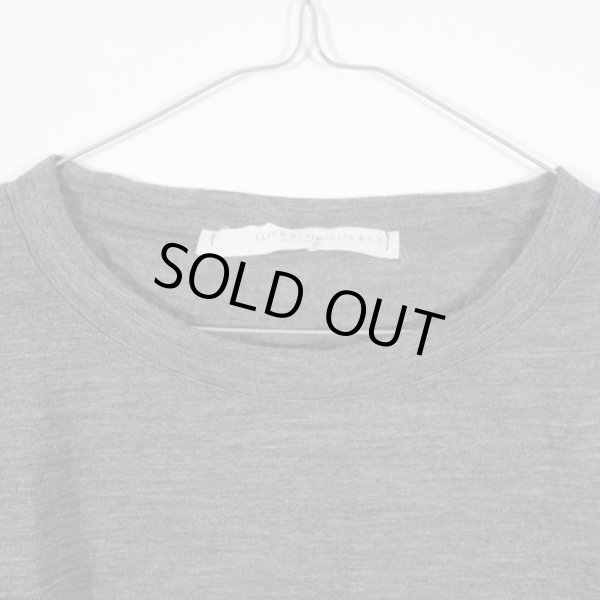 画像5: album di famiglia   #1738 T-SHIRT WW / ANTHRACITE(Sのみ) (5)