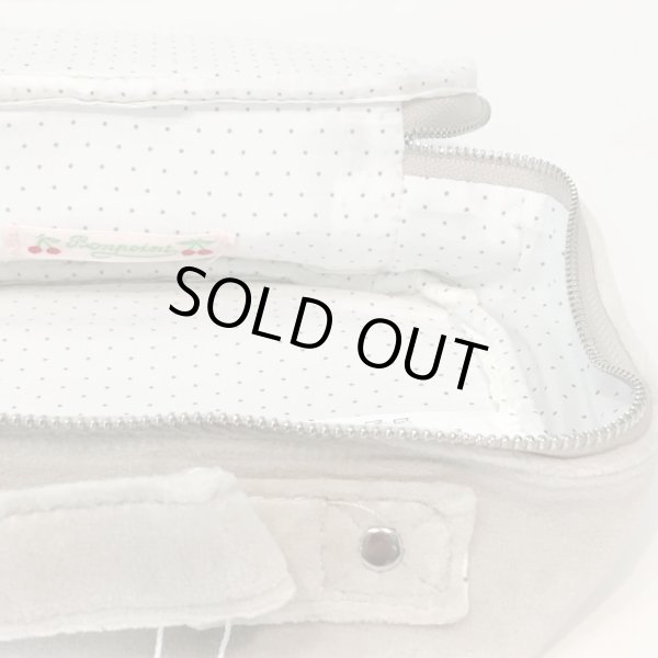 画像6: Bonpoint チェリーロゴのポーチ （小）／グレー 008 (6)