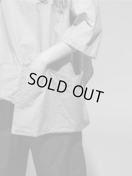 画像9: album di famiglia 12_35 POCKET SHIRT TC （BLACK/Sサイズのみ）　 (9)