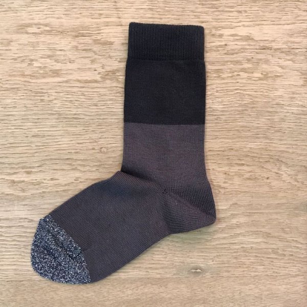 画像3: SUIS MOI... ３トーンソックス／CHARCOAL (2,6,8才) (3)