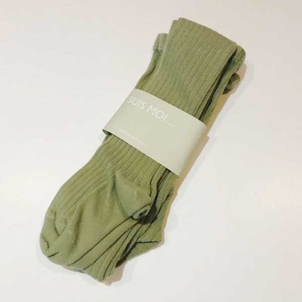 画像4: SUIS MOI... リブタイツ (WOMENS)／SAGE (4)