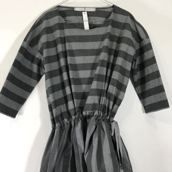 画像7: album di famiglia #31_90 LONG STRIPED DRESS(S/Mのみ) (7)