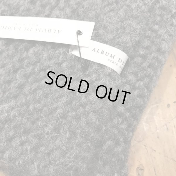 画像5: album di famiglia LIMITED ＃94_46  アルパカ混・ロングスカーフ　／　ANTHRACITE (5)