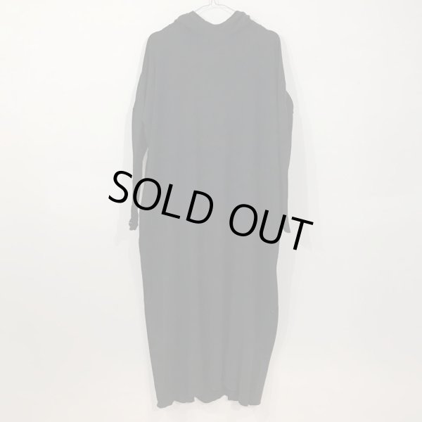 画像7: album di famiglia 31_105  ロング・フーディードレス　／　BLACK (7)