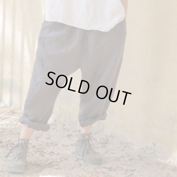 画像7: album di famiglia U2381  リネン ユニセックス・ボトムス (Mサイズのみ) (7)