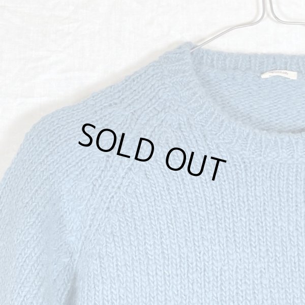 画像3: a.b (apuntob) アルパカ ニット／5 ライトブルー(Mのみ) (3)