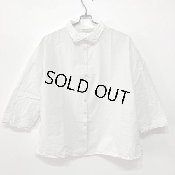 画像3: album di famiglia 12_56  シャツブラウス / CHALK (Sサイズのみ) (3)