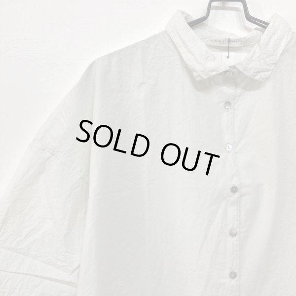 画像5: album di famiglia 12_56  シャツブラウス / CHALK (Sサイズのみ) (5)