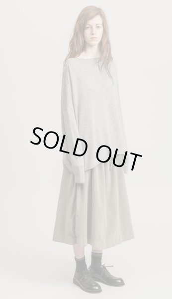 画像4: ★album di famiglia #40_182 カシミアボートネックプルオーバー - GREY (4)