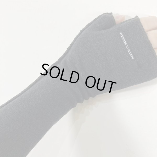 画像5: album di famiglia 9319  ロング・フィンガーレスグラブ - CHARCOAL (5)