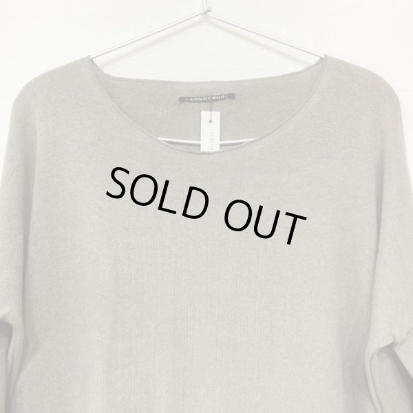 画像2: album di famiglia 31_138 ラウンドネックドレス - MARRON GLACÉ(Sのみ) (2)