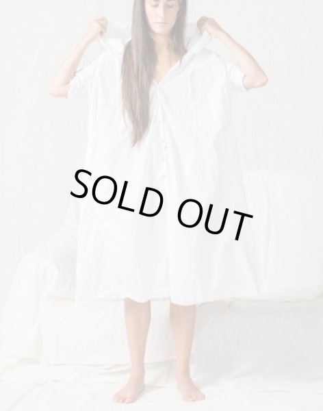 画像7: ALBUM DI FAMIGLIA フーディードレス 31_148 HOODED DRESS TC (BLACK / Sサイズのみ) (7)