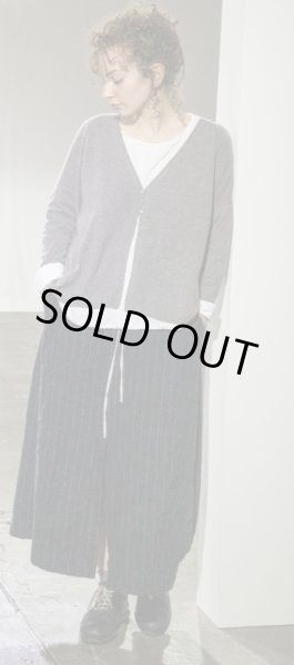 画像8: #3299 PINSTRIPED SKIRT -BLACK- (8)