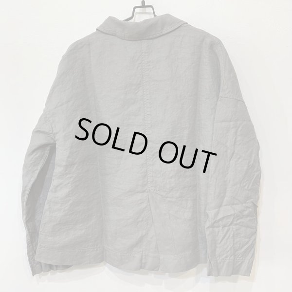 画像7: 4242 LINEN LOOSE BLAZER / STONE GREY (7)