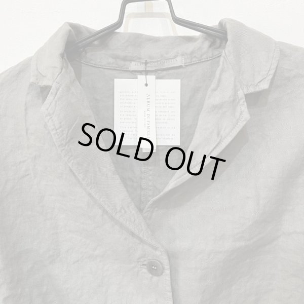 画像5: 4242 LINEN LOOSE BLAZER / STONE GREY (5)