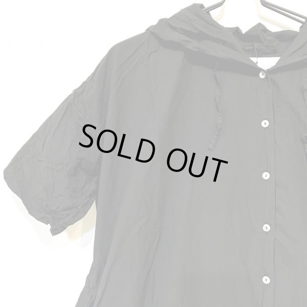 画像3: ALBUM DI FAMIGLIA フーディードレス 31_148 HOODED DRESS TC (BLACK / Sサイズのみ) (3)