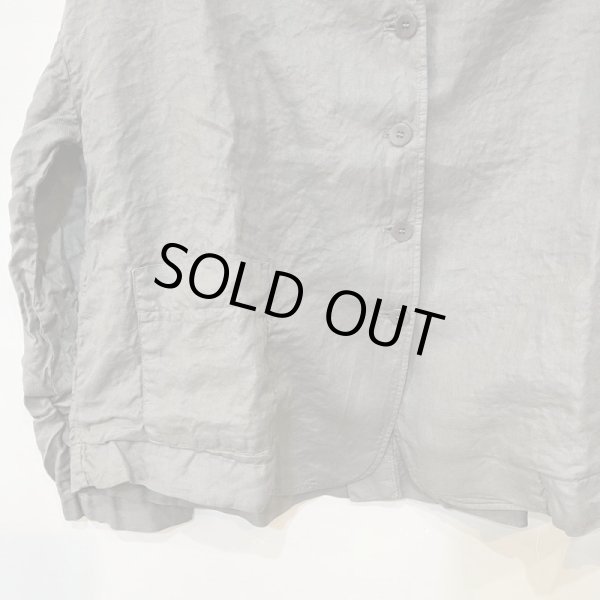 画像6: 4242 LINEN LOOSE BLAZER / STONE GREY (6)