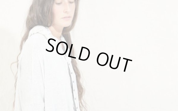 画像8: 41_173 HOODED LINEN CARDIGAN / MILK (8)