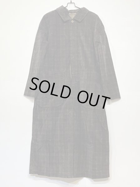 画像5: U4528 TARTAN VELVET LONG COAT -COOKIE- (5)