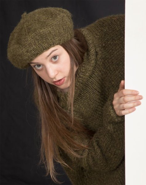 画像3: #95_14 HK BERET (GREY,RED) (3)