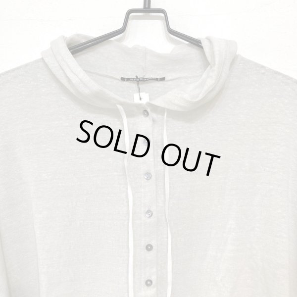 画像3: 41_173 HOODED LINEN CARDIGAN / MILK (3)